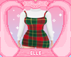 E. Mom Plaid Xmas Dress