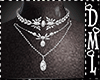 [DML] Gem Layer Necklace