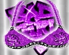 badgirl top (purple)