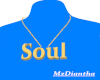 Soul gold name necklace