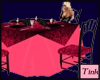 Pink dining Table