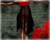 Blk Red Night Gown