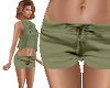TF* Green Knit Shorts
