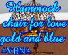 hammock chair gold