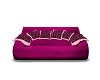 hot pink leopard couch