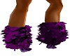 purple furry boots