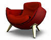 Red Bowl Kiss Chair 2