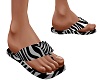 Zebra Couple Flip Flop