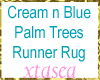 Cream Palm Trees Runner