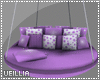 Purple Pastel Swing Bed