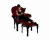 (LV) Black Reading Chair