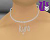 Kyra Silver M necklace