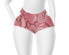 grn snakeskin shorts