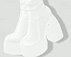 ! White Leather Boot