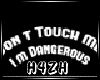 Hz-Don't Touch Sign