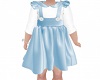A~Kids Blue Velvet Dress