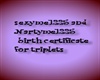 (c)birth certificate