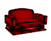 (1M) Red cuddle chair