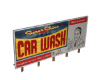 Retro Car Wash Billboard