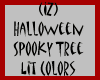 Spooky Tree Lit Colors