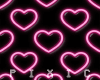 Heart Neon Background