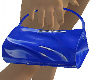 [NC6] Blue PVC purse