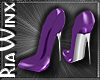 Wx:Purple Leather Heels