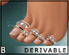 DRV Sexy Feet W/Jewelry
