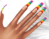 M! Rainbow Nails