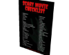 scary movie check list