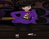 Kids Witch Jumper Purple