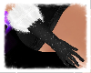 Santa Baby Black Gloves