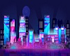 neon city canvis