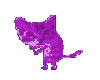 Purple Dancing Cat