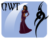 QWT Elegant Gown Plum