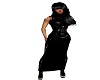 Black PVC Sleeveless Dre