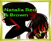 Natalia Red & Brown