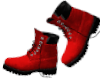 Santa Boots-Red/Black
