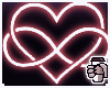 ☕| Pink Infinity Heart