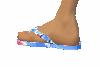 blue hawaii flip flops