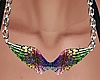 Butterfly wing necklace