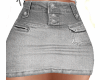 Gray Denim Skirt