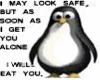 Funny Penguin Sticker