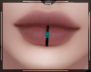 + Lip Piercing Teal V:3