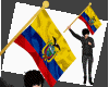 Hold Flag Ecuador HM