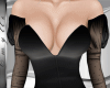 Puffed Dress Black