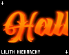 H!Neon Text  "Halloween"