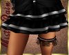 Dark Ruffled Skirt-Black
