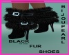 Fur Shoes black 
