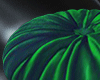 Emerald Velvet Poof